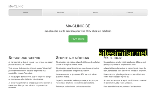 ma-clinic.be alternative sites