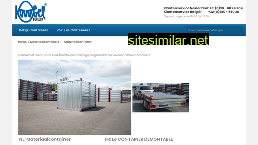 materiaalcontainer.be alternative sites