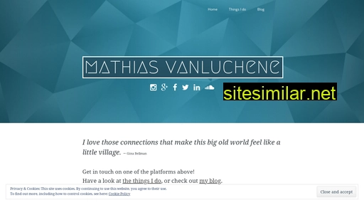 Mathiasvanluchene similar sites