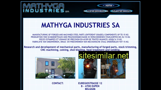 mathyga-industries.be alternative sites