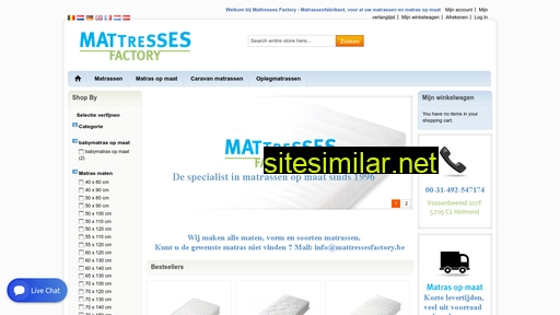 mattressesfactory.be alternative sites