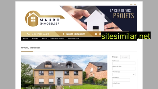 mauro-immobilier.be alternative sites