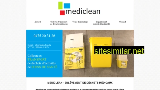 medi-clean.be alternative sites