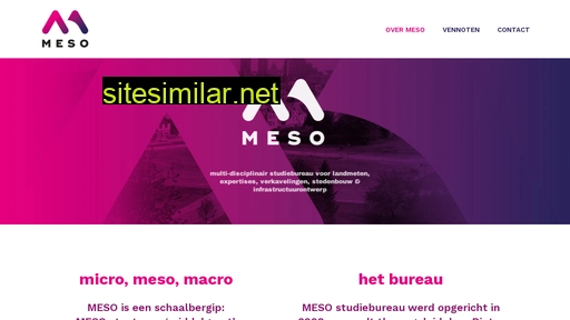 meso.be alternative sites