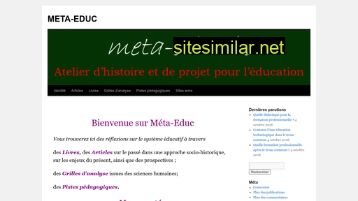 meta-educ.be alternative sites