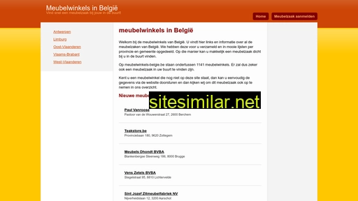 Meubelwinkels-belgie similar sites