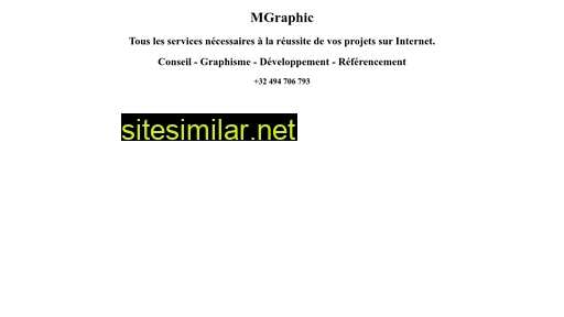 mgraphic.be alternative sites