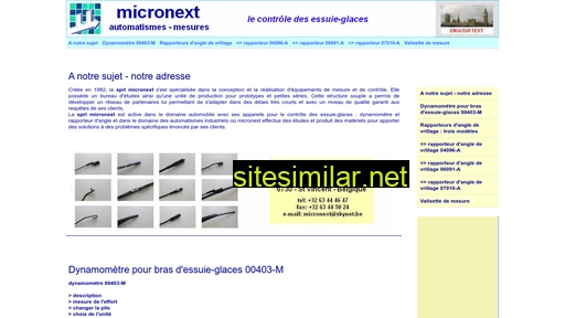 micronext.be alternative sites