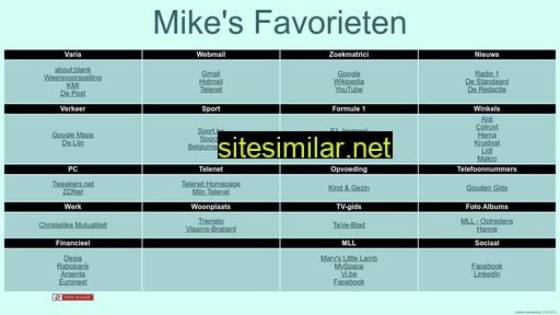 mike-grietje.be alternative sites