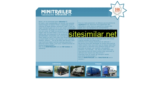 minitrailer.be alternative sites