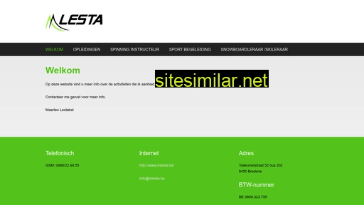 mlesta.be alternative sites