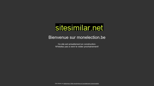 monelection.be alternative sites