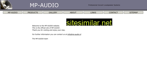 mp-audio.be alternative sites