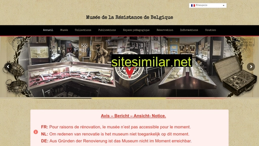 museumresistance.be alternative sites
