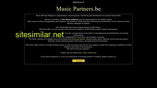 musicpartners.be alternative sites