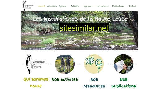 naturalistesdelahautelesse.be alternative sites