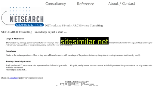 netsearch-consulting.be alternative sites