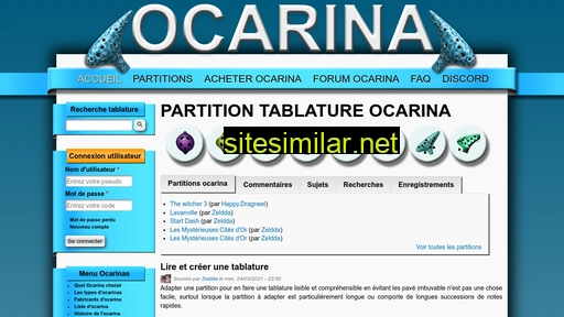 ocarinas.be alternative sites