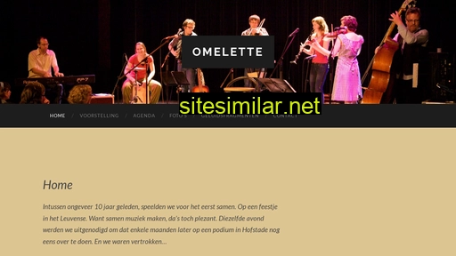 Omelettemuziek similar sites