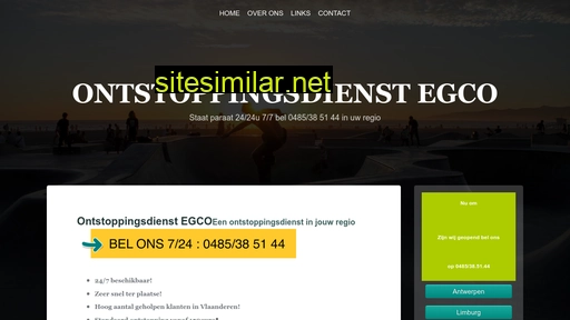Ontstoppingsdienst-egco similar sites