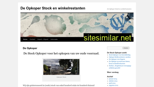 opkoper-stock.be alternative sites