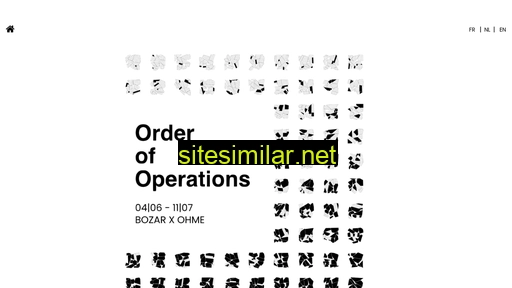 orderofoperations.be alternative sites