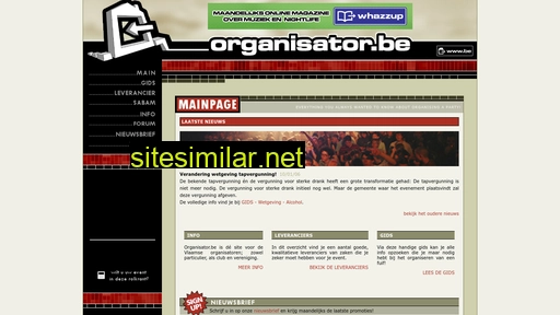 organisator.be alternative sites