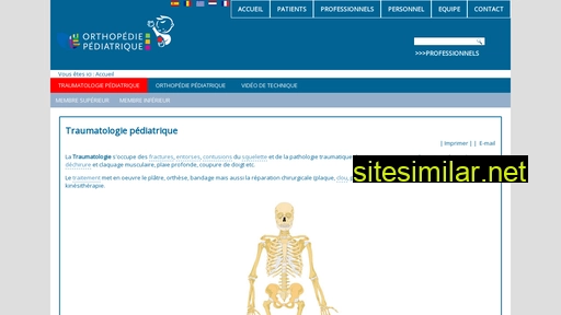 Orthopedie-pediatrique similar sites
