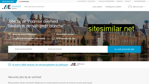 overheid.belgievacature.be alternative sites