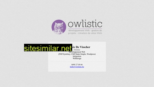 owlistic.be alternative sites
