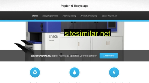 papierrecyclage.be alternative sites