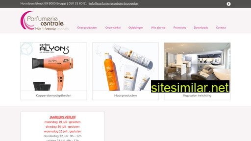 parfumeriecentrale-brugge.be alternative sites