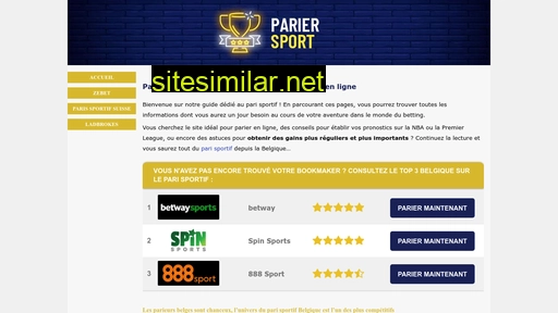 pariersport.be alternative sites