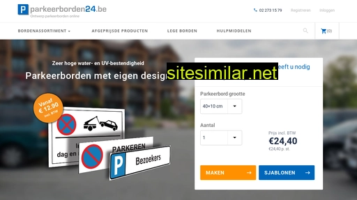 parkeerborden24.be alternative sites