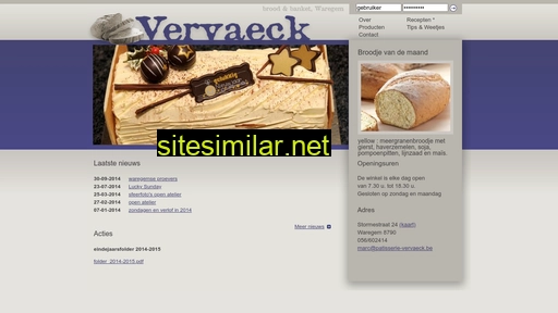 patisserie-vervaeck.be alternative sites
