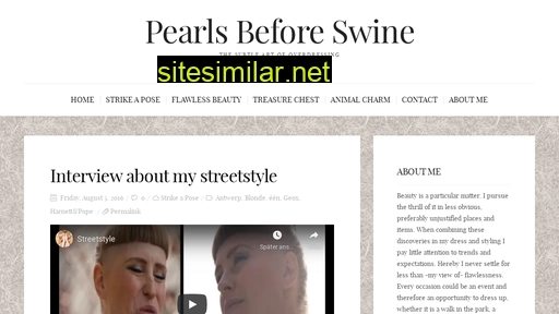 Pearlsbeforeswine similar sites