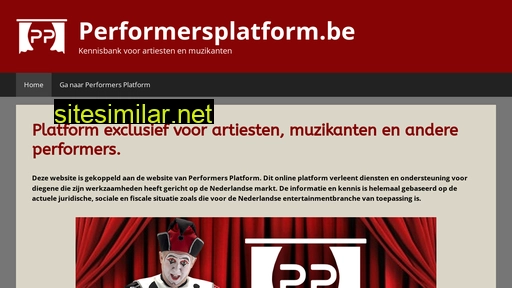 performersplatform.be alternative sites