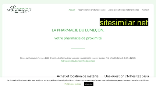 pharmacielelumecon.be alternative sites