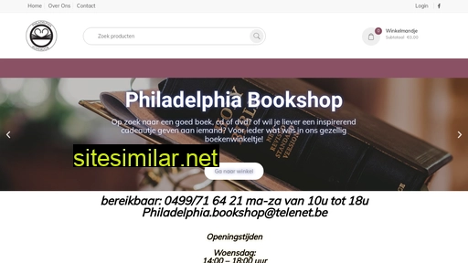 philadelphia-bookshop.be alternative sites