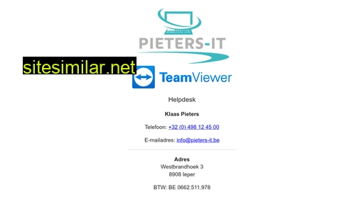 Pieters-it similar sites