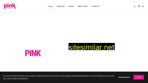 pinkcommunication.be alternative sites