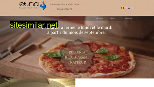 pizzeriaetna.be alternative sites