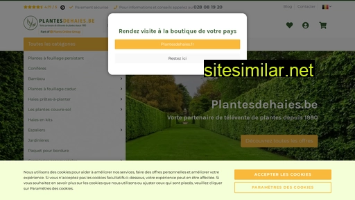 plantesdehaies.be alternative sites