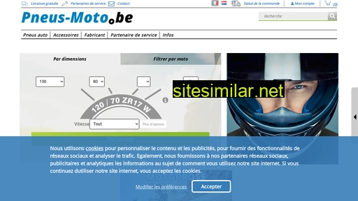 pneus-moto.be alternative sites