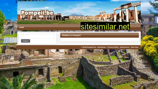 pompeii.be alternative sites