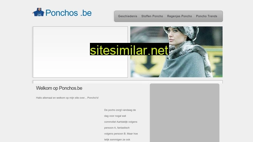 ponchos.be alternative sites