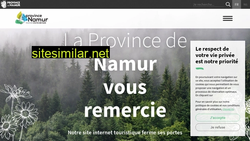 provincedenamurtourisme.be alternative sites
