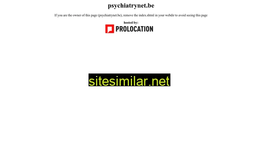 psychiatrynet.be alternative sites