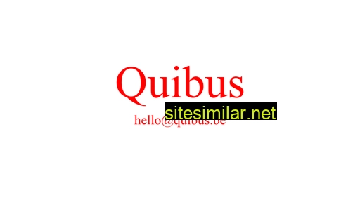quibus.be alternative sites