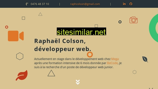 Raphaelcolson similar sites